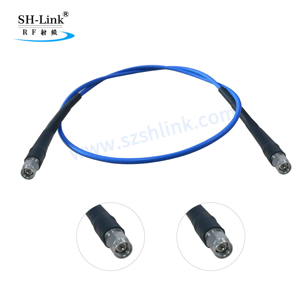 18GHz Stainless Steel SMA Male to 086 Cable, 50Ω RF Coaxial Jumper, Low Loss High Frequency Cable for 5G/Test Equipment/Military